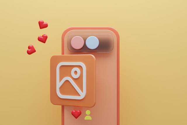 photo animee de l interface instagram